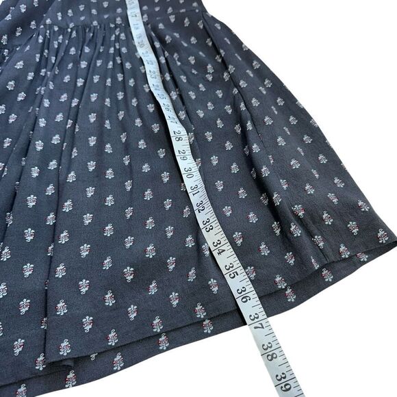 Garnett Hill Bohemian Flowy Floral Gray Casual Dress, 6 - Picture 12 of 14